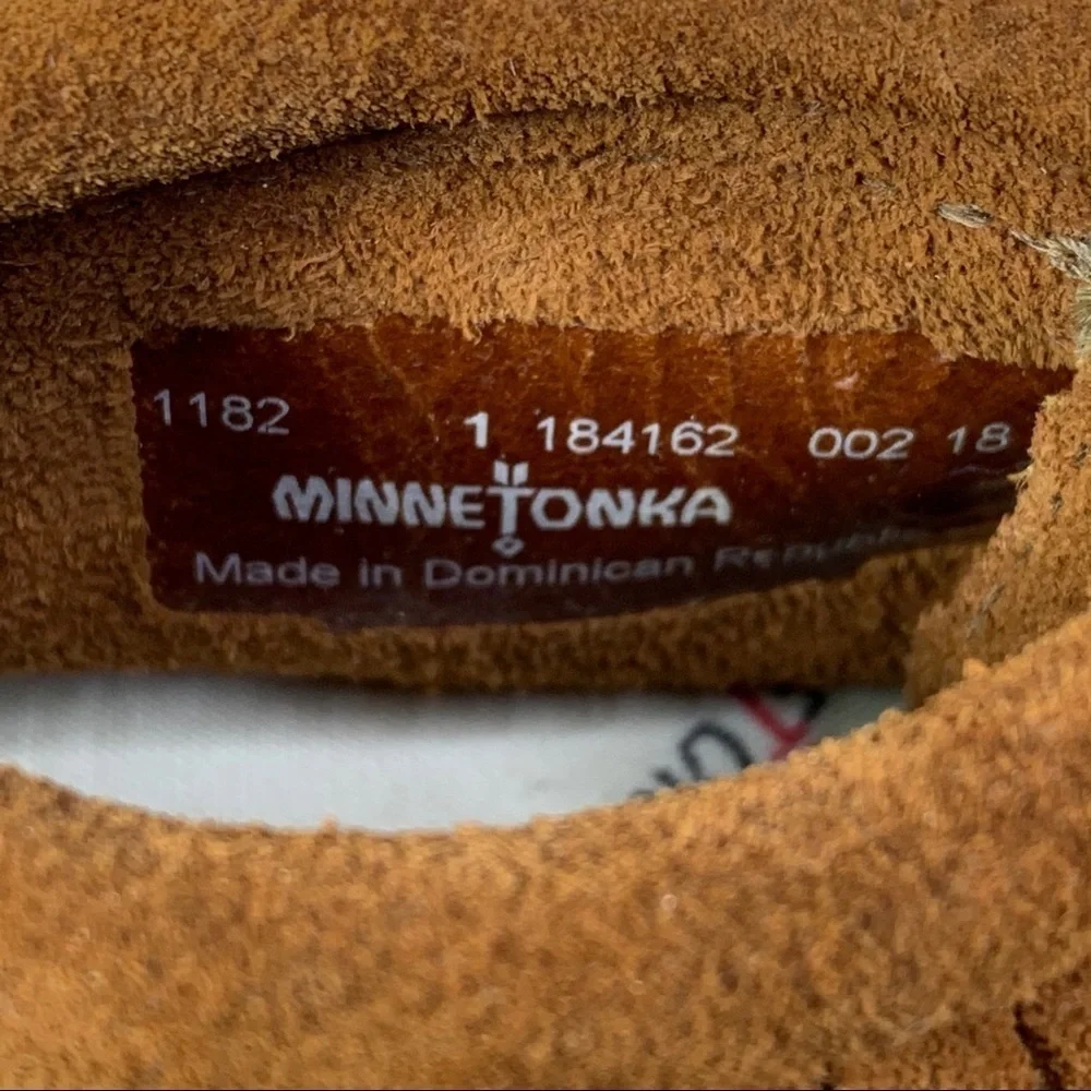 Baby Minnetonka Leather Fringe Bootie Size 1 - Picture 5 of 8